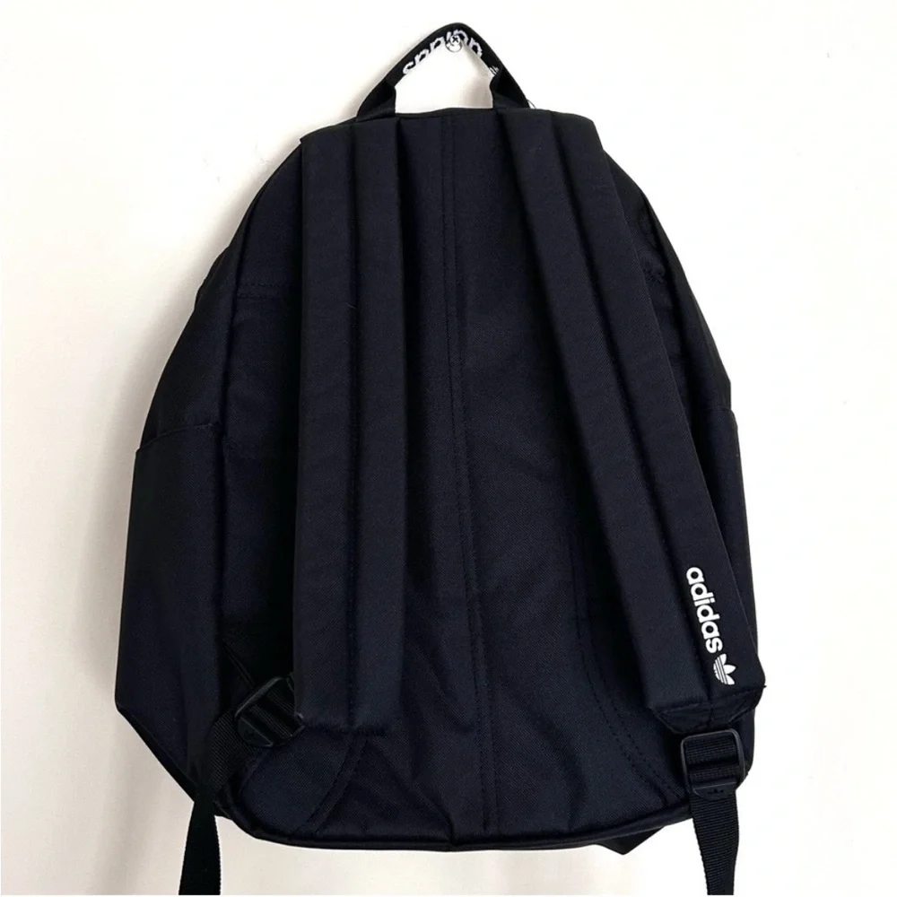 NWT Adidas Black Backpack with White Trefoil Logo